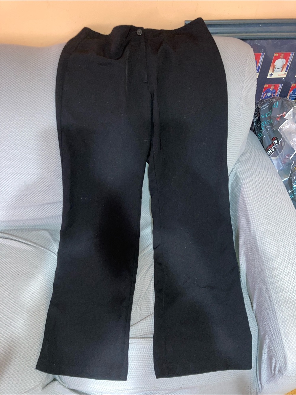 Straight Leg Black Women's Pants